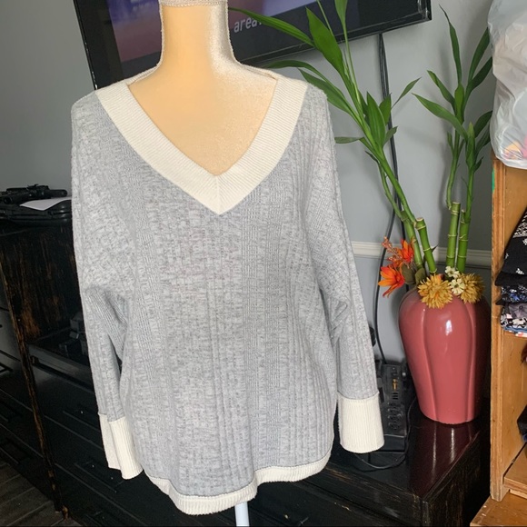 VINCE CAMUTO SLUB FRENCH TERRY TOP SIZE M - Picture 8 of 8